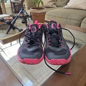 Black and Pink Athletic Shoes